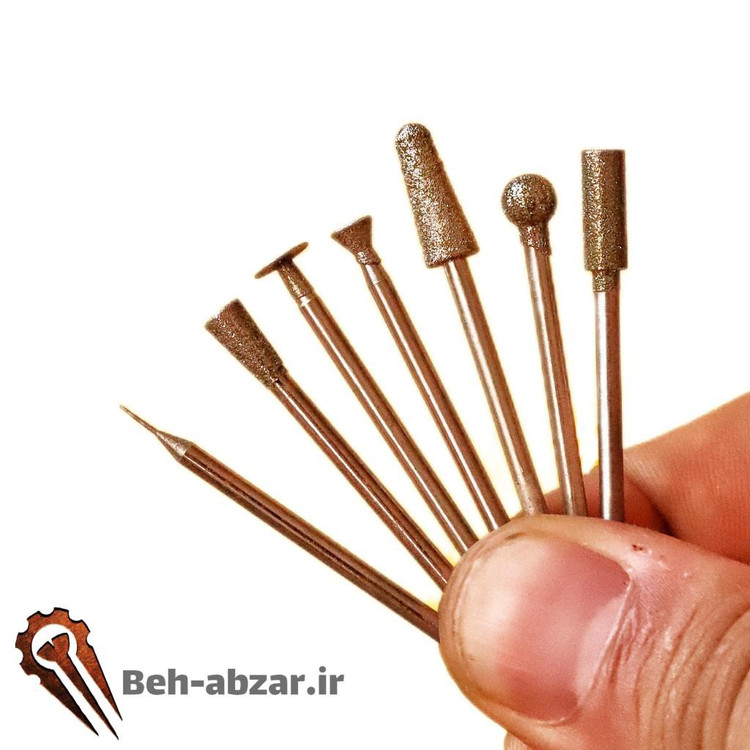 ست مته الماسه کاروینگ و حجم تراشی 3 میل